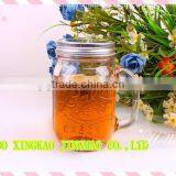 New Designed Glass Mason Jar With Handle thumbnail-2