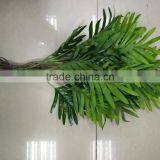 2017 Wholesale Artificial Big Green Leaves for Plant Trees Decoration thumbnail-3