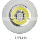 Round Shape COB Push Light Plastic Led Tap Night Light