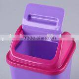 Square Plastic Trash Can/Rubbish Bin Household Garbage Can thumbnail-3