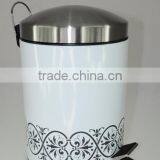Colorful Metal Trash Can With Stainless Steel Pedal thumbnail-5