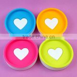 hot sale round plastic soap dish /plastic soap tray /plastic soap case can be printed logo