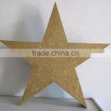 Christmas Wooden Gold Star thumbnail-1