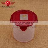 OEM Household 4pcs Cylindrical Plastic Preservation Box / Food Storage Box With Lid thumbnail-3