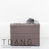 Helena Left Hand Outdoor Bench - Vietnam Wicker Furniture thumbnail-4