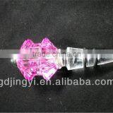 High Quality LED Silicone Acrylic Wine Bottle Stopper thumbnail-6