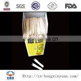 100% Natural Birch Material Disposable Wooden Chip Fruit Fork thumbnail-2