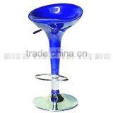 Height Adjustable Black Bar Chair Modern Bar Stool Plastic Bar Stool thumbnail-3