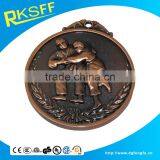 Wholesale Handmade Memorial Gifts , Metal Wrestling Medal thumbnail-6