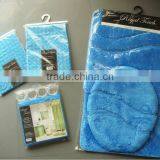 CURTAINS AND BATH MATS SET