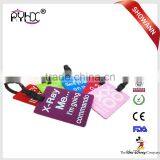 Pvc Silicone Travel Luggage Tags Suitcase Bag Tag With Adjustable Strap thumbnail-1