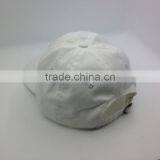 White Unstructured Washed Dad Cap Custom Distressed Hat thumbnail-6