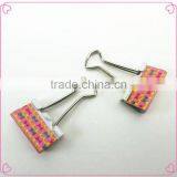 Sweet Fresh and Printing Metal Binder Clips Iron Clamps