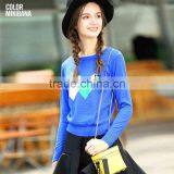 2017 Fashion Knitted Sweater Pullover Jumpers Knit Woman Sweater thumbnail-1