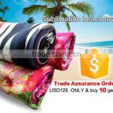 Large Promotion Microfiber Custom Print Beach Towel 80cmx175cm Size thumbnail-2