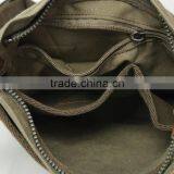 Vintage Casual Cotton Canvas Leather,Mini Haversack, Bookbag ,Mini Shoulder Bag,Kid Haversack,Kid School Bag,Unisex,For Men & Wo thumbnail-6