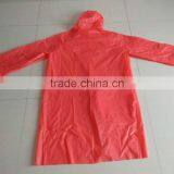 Wholesale Red Adult 100% PEVA Waterproof Raincoat for Bike thumbnail-1