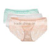 Custom High Quality 100% Silk Sexy Fancy Woman Underwear thumbnail-1