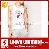 Cheaper Wholesale Plain White Tank Top for Men thumbnail-1
