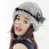 CX-C-246E 2016 Russian Fashion Rex Rabbit Fur Winter Hat thumbnail-5