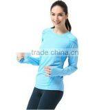 Women's Seamless Top Sports Base Layer Long Sleeve Shirt thumbnail-1