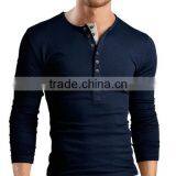 F40496A Wholesale Mens Clothing Long Sleeve Casual Mens t Shirts thumbnail-3