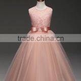 Children Girl Sleeveless Dress Embroidered Princess Lace Wedding Dress thumbnail-4