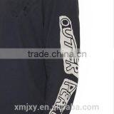 Front&Sleeve Print Long Sleeve Black Tee for Man thumbnail-5