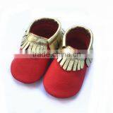 Wholesale New Products for 2015 Soft Sole Genuine Leather Baby Shoes With Different Colors Moccasin Baby Shoes thumbnail-2