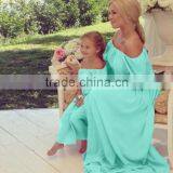 Family Matching Clothes Matching Mother And Daughter Dresses Striped Patchwork Dress New Fashion Family Look Girls Dress thumbnail-2