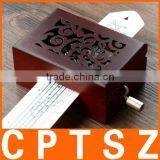 15 Sound Hand Paper Tape And Music Box Retro Wood/Wooden Music Box/Engraved Music Box thumbnail-2