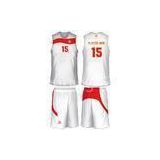Breathable Pro Mesh Basketball Uniforms Jerseys And Shorts For Recreation League