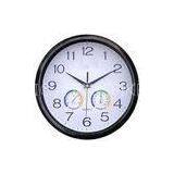 Round Multifunction Wall Clock With Temperature / Humidity Function