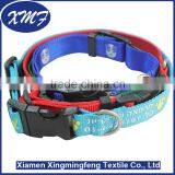 Multi Stitched Sublimation Printed Nylon Pet Collars, Wholesale Dog Leash thumbnail-2
