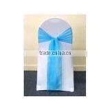 Satin Chair Cover & Organza Sash