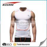 Wuhan Bizarre Sports Factory Direct Sale OEM Cool Men Tank Tops Wholesale Gym Vest thumbnail-3