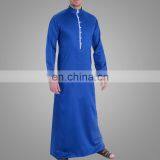 2017 Factory Direct Sales Muslim Men Clothing Latest Burqa Designs With Button Thobe Casual Middle East Region Abaya thumbnail-2