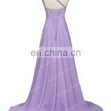 Grace Karin Women Fashion One Shoulder Mermaid Long Beaded Lilac Prom Dress CL2949-8 thumbnail-4