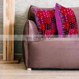 Indian Latest Cushion Cover Home Decor 16" Vtg Pink Patchwork Dupioni Silk Sofa Decor