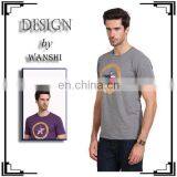 Wholesale Summer Short Sleeve Seamless Cheap Muscle Fit Printed Men t Shirt thumbnail-4