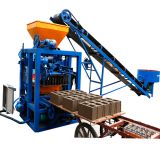 semi-automatic concrete hollow block cement paver brick making machine