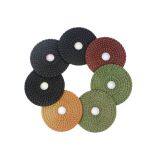 4 Inch D100mm Cheap Diamond Wet Polishing Pads for Granite Marble Concrete thumbnail-2