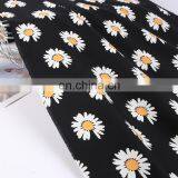 Hot Soft Small Daisy Fabric 100D Four Side Elastic Digital Printed Fabric Chrysanthemum Top Women's Dress Fabric thumbnail-6