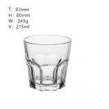Drinking Glass Tumbler 215ml Beer Whisky Water Tempered Glass Mug thumbnail-5