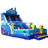 Outdoor Playground Inflatable Shark Slide For Children Amusement Park thumbnail-1