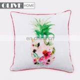 Hot Sale Custom Design Flower Paint Printed Decorative Pillow Outdoor Cushions for Car thumbnail-2