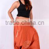 Unisex Harem Pants Pixie Trousers Hippy Pants Psytrance Pants Harem Pants Baggy Rave Pants Two-tone Pants