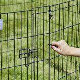 Chain Button Homes for Pets Folding Metal Carriers Cage Dog Metal Pet for Sale thumbnail-3