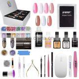 Acrylic Nail Set Poly Gel Kit With Nail Tools Nails Sequins Base and Top Cost uv Lamp thumbnail-2