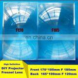 DIY Projector Accessaries 7" Ultra High Resolution Clear Fresnel Lens LED Light Lens for Lighting Fresnel Lens thumbnail-3